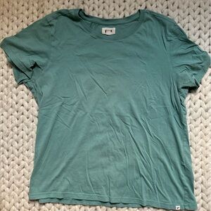 Pact Women's Sea Green Short Sleeve Tee